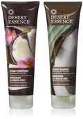 Desert Essence Coconut oil Shampoo & Conditioner Bundle - Natural & Organic